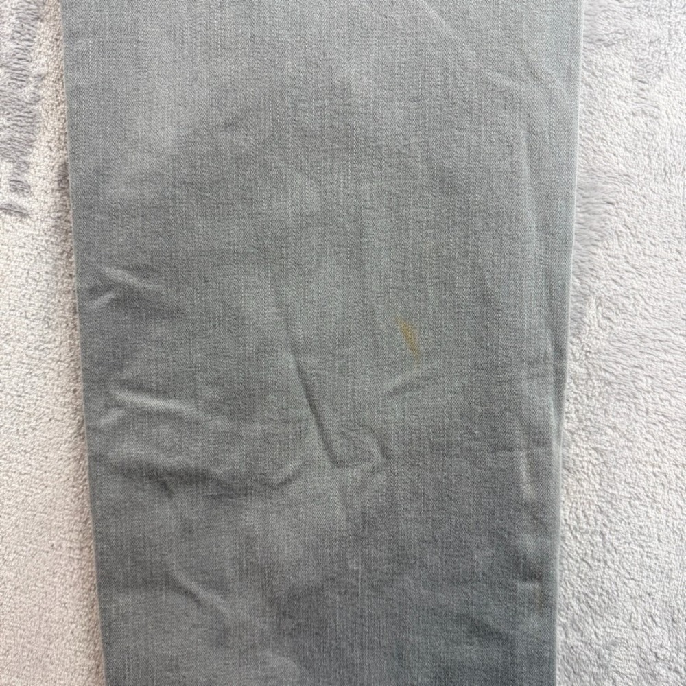 7 For All Mankind Jeans Men 40x34 Gray Carsen Slim Straight Dark Wash Denim - Picture 5 of 13